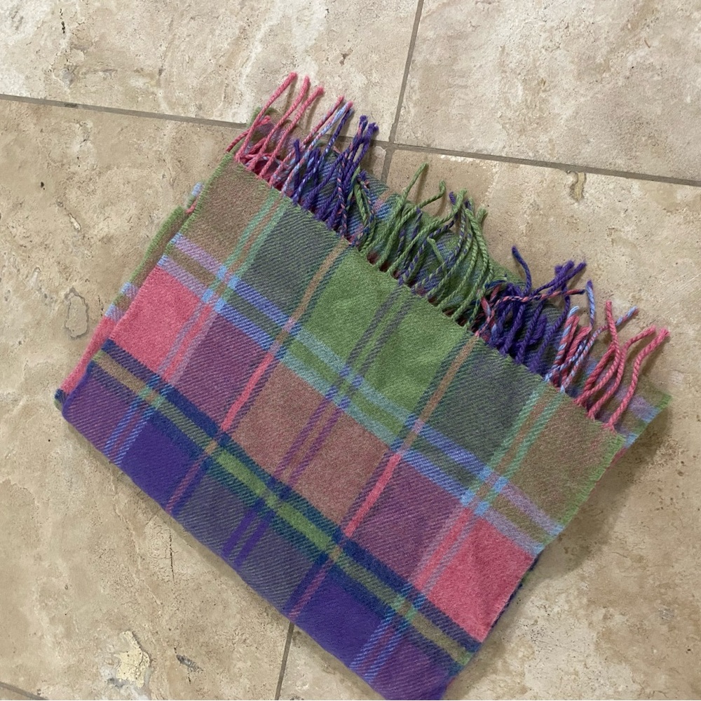 John Hanly Plaid Scarf